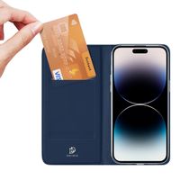 Dux Ducis Étui de téléphone Slim iPhone 14 Pro - Bleu foncé