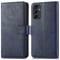 imoshion Etui de téléphone portefeuille Luxe Samsung Galaxy A14 (5G/4G) - Bleu foncé