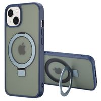 Accezz Coque Ring Stand avec MagSafe Apple iPhone 14 - Bleu