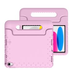 imoshion Coque kidsproof avec poignée Apple iPad 11 (2025) 11 pouces A16 / iPad 10 (2022) 10.9 pouces - Rose clair
