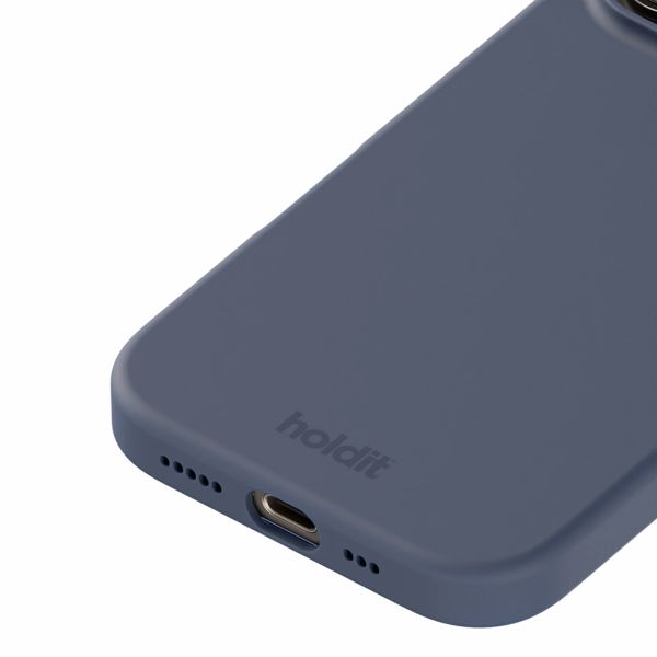 Holdit Coque Silicone Apple iPhone 16 Pro - Pacific Blue