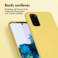 imoshion Coque de couleur avec cordon amovible Samsung Galaxy S20 - Jaune