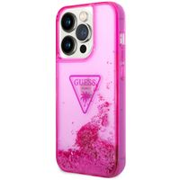 Guess Coque Liquid Glitter iPhone 14 Pro Max - Fuchsia