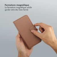 Selencia Étui portefeuille amovible Olyn avec MagSafe Samsung Galaxy A35 / A55 - Marron