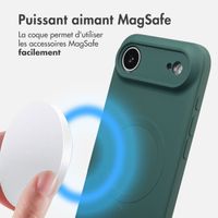 imoshion Coque Couleur avec MagSafe Apple iPhone Air - Vert foncé