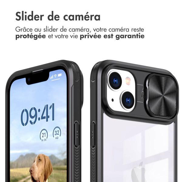 imoshion Coque arrière Camslider iPhone 14 - Noir