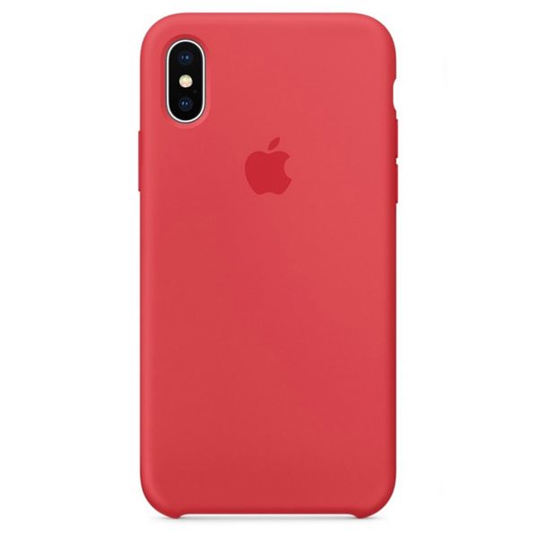 Apple Coque en silicone iPhone X - Red Raspberry