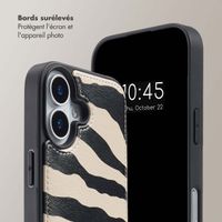 Selencia Coque de télephone Nova avec cordon et porte-cartes Apple iPhone 17 - Zazzy Zebra