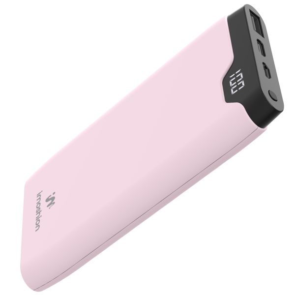 imoshion Batterie externe - 10.000 mAh - Quick Charge et Power Delivery - Rose