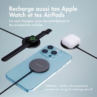 Accezz Wireless Charger USB-C - Chargeur MagSafe sans fil - 1 mètre - Noir