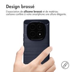 imoshion Coque Brushed Xiaomi Redmi Note 15 Pro (4G) - Bleu foncé
