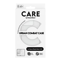 CARE by PanzerGlass Coque Urban Combat MagSafe Xiaomi Redmi Note 14 (5G) - Transparent