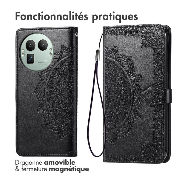 imoshion Etui de télephone Mandala Realme GT 8 Pro - Noir