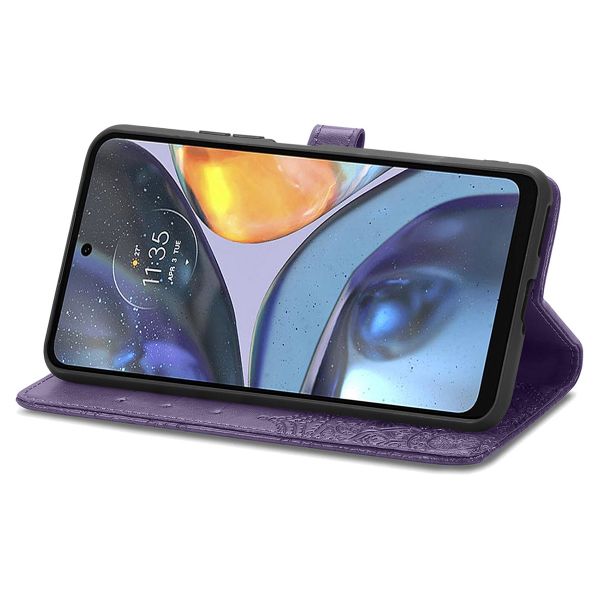 imoshion Etui de téléphone portefeuille Mandala Motorola Moto G22 - Violet