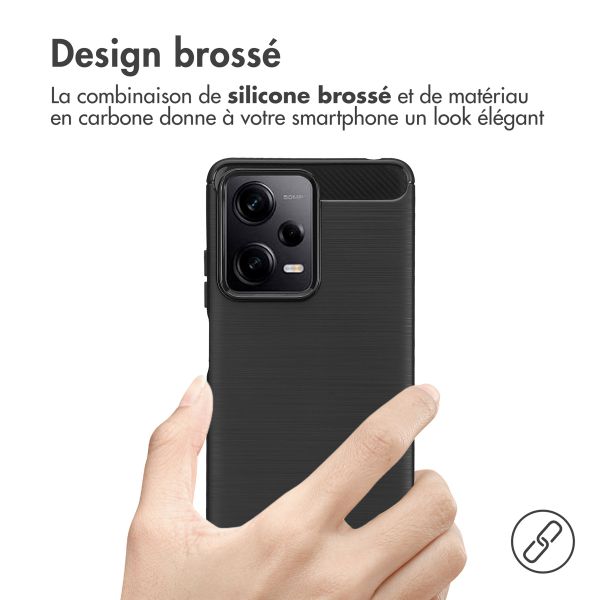imoshion Coque Brushed Xiaomi Redmi Note 12 Pro / Xiaomi Poco X5 Pro 5G - Noir
