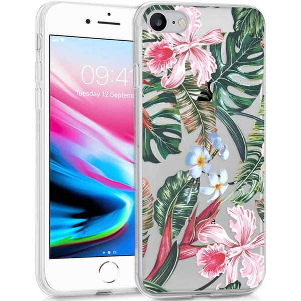 imoshion Coque Design iPhone SE (2022 / 2020) / 8 / 7 / 6s - Tropical Jungle