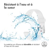 imoshion Bracelet en silicone le Fitbit Luxe - Blanc