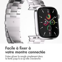 imoshion Bracelet en acier Apple Watch Series 1 á 9 / SE (38/40/41 mm) | Series 10 (42 mm) - Argent