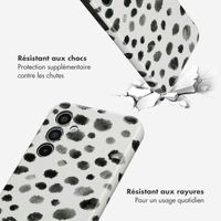 Selencia Coque arrière Vivid Samsung Galaxy A35 - Trendy Leopard