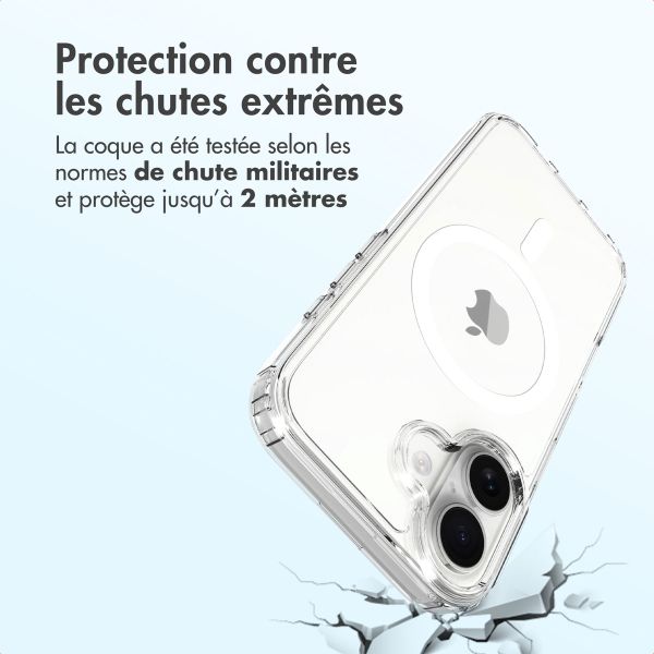 Accezz Coque arrière Xtreme Impact avec MagSafe Apple iPhone 17 - Transparent