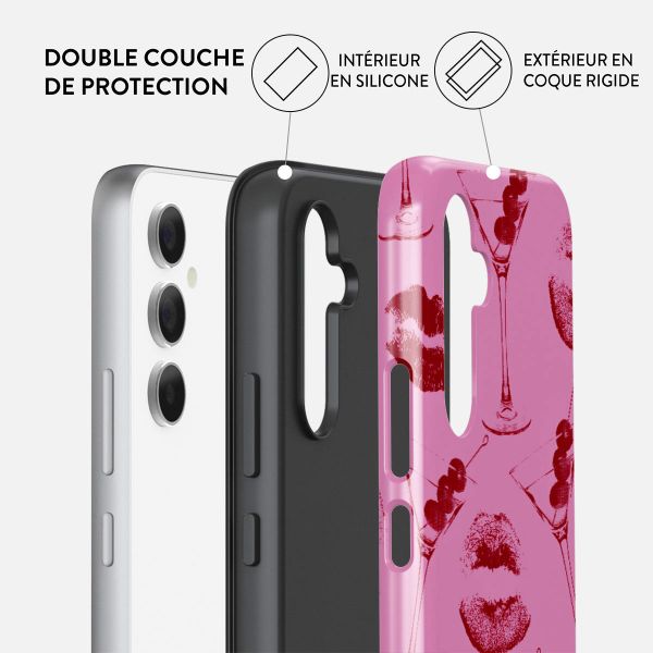 Burga Coque arrière Tough Samsung Galaxy A55 - Call me