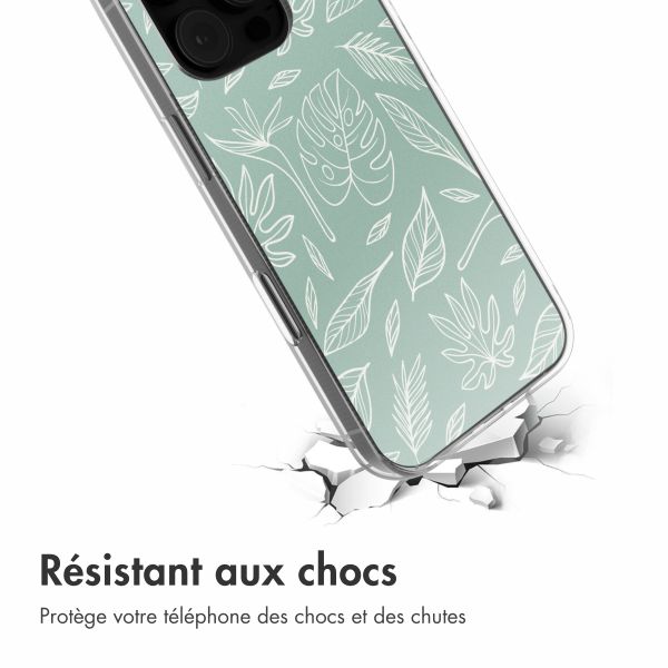 imoshion Coque Design iPhone 16 Pro - Leaves Line-Art