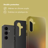 Selencia Coque arrière Vivid Samsung Galaxy S24 FE - Gradient Olive Dust