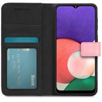 imoshion Étui de téléphone portefeuille Luxe Galaxy A22 (5G) - Rose