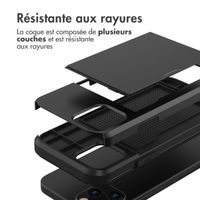 imoshion Coque arrière avec porte-cartes Apple iPhone 12 Pro Max - Noir