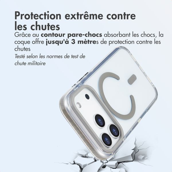 imoshion Coque Combat MagSafe Apple iPhone 17 Pro - Gris