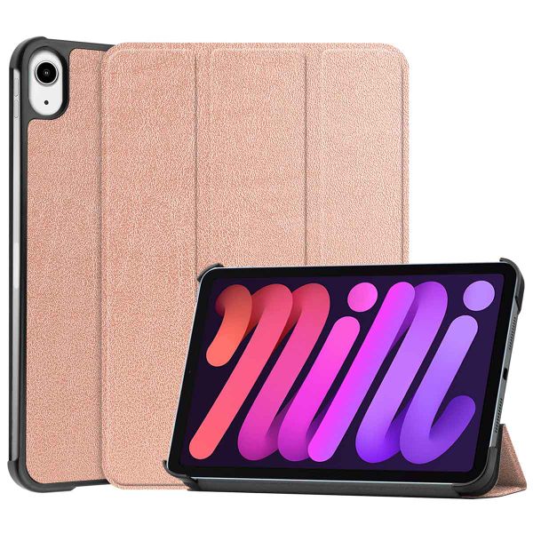 imoshion Coque tablette Trifold iPad Mini 7 (2024) / iPad Mini 6 (2021) - Rose Champagne