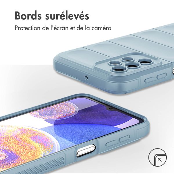 imoshion Coque arrière EasyGrip Samsung Galaxy A23 (5G) - Bleu clair