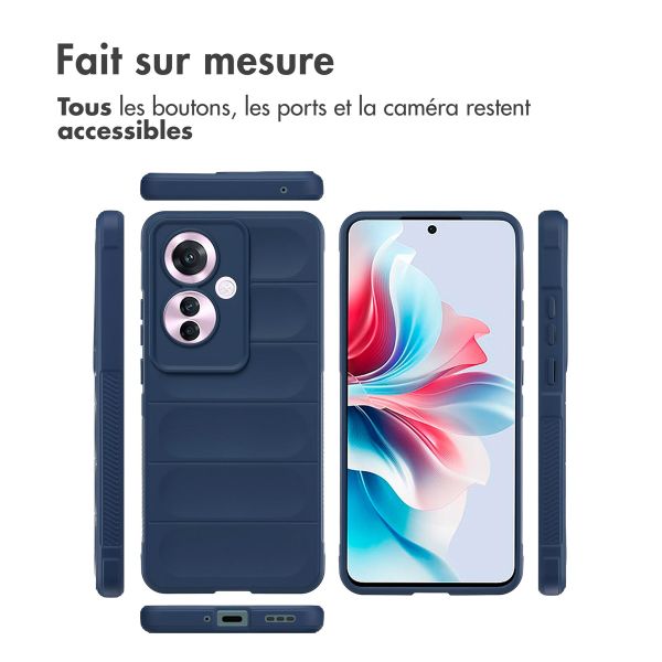 imoshion EasyGrip Backcover Oppo Reno 11 F - Bleu foncé