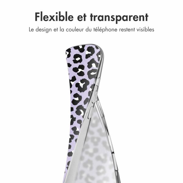 imoshion Coque Design Apple iPhone 16 - Leopard Lilac