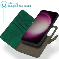 imoshion Etui de télephone luxe 2-en-1 amovible Samsung Galaxy S23 FE - Vert foncé