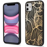 imoshion Coque Design iPhone 11 - Feuilles / Noir