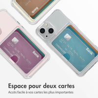 imoshion Coque silicone avec porte-cartes Apple iPhone 13 Mini - Transparent