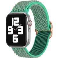 imoshion Bande élastique en nylon Apple Watch Series 1-9 / SE - 38/40/41 mm / Series 10 - 42 mm - Turquoise