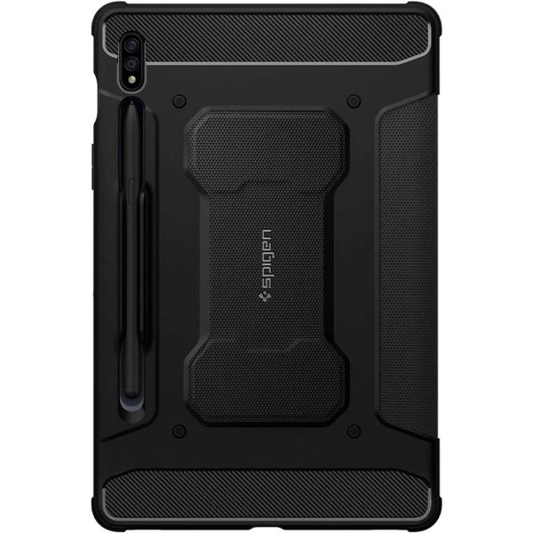 Spigen Coque tablette Rugged Armor Pro Samsung Galaxy Tab S8 / S7 - Noir