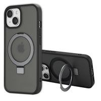 Accezz Coque Ring Stand avec MagSafe Apple iPhone 15 Pro - Noir