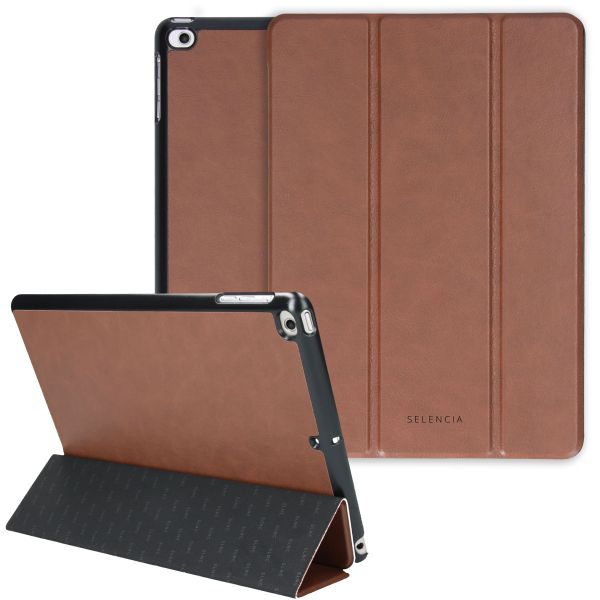 Selencia Coque en cuir vegan Trifold iPad 2018/2017 / Air(2)/Pro 9.7 (2016)