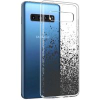 imoshion Coque Design Samsung Galaxy S10 - Eclaboussures - Noir