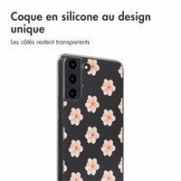 imoshion Coque Design Samsung Galaxy S22 - Floral Peach