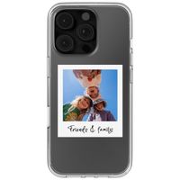 Coque personnalisée avec polaroid iPhone 16 pro max - Transparent