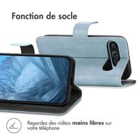 imoshion Étui de téléphone portefeuille Luxe Google Pixel 9 Pro XL - Bleu clair