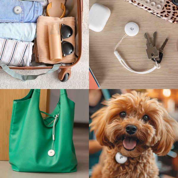 imoshion Wireless Tag - Tracker Bluetooth pour iOS - 2 pack - Blanc