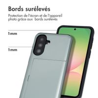 imoshion Coque arrière avec porte-cartes Samsung Galaxy A57 (5G) - Vert