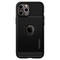 Spigen Coque Rugged Armor Apple iPhone 12 (Pro) - Noir