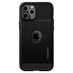 Spigen Coque Rugged Armor iPhone 12 (Pro) - Noir