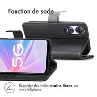 imoshion Étui de télephone portefeuille Oppo A78 (4G) - Noir